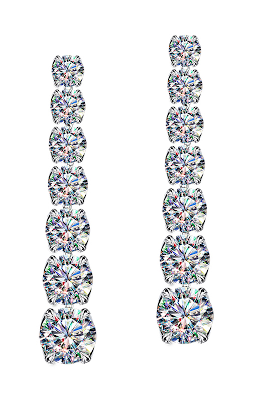 Boucles d'oreilles Dripping In Diamonds Riviera
