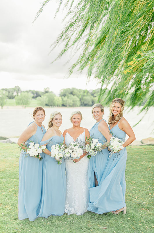 Kelli Mencke And Nicholas Janysek Wed On Lake Erie Bridal Party