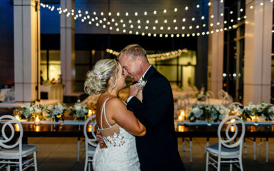 Kelli Mencke and Nicholas Janysek Marry on Lake Erie in Cleveland, Ohio