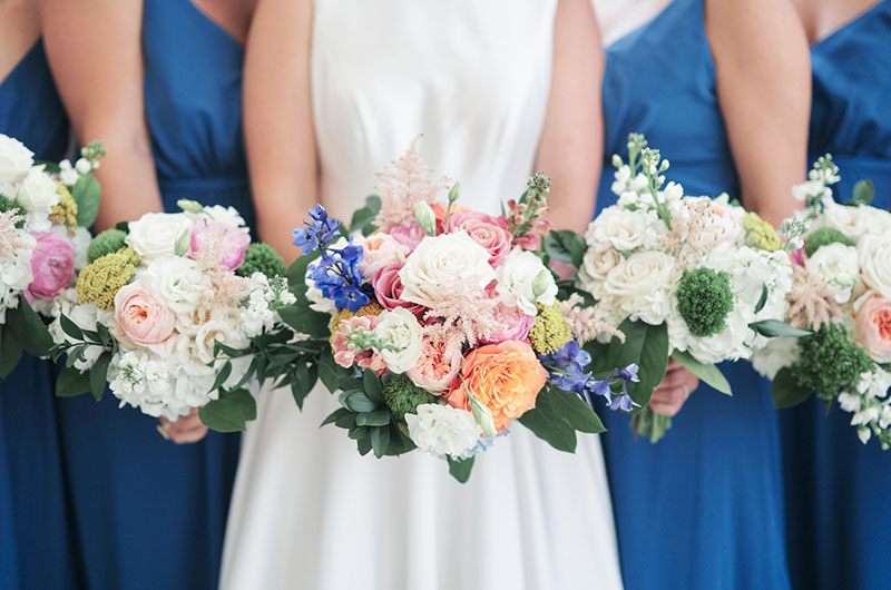 Molly Bryant And Chip Phillips Divine Summer South Carolina Wedding Bridal Party Bouquet