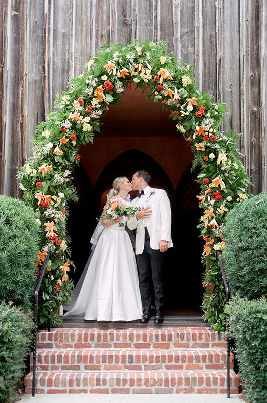 Molly Bryant And Chip Phillips Divine Summer South Carolina Wedding Couple Portrait