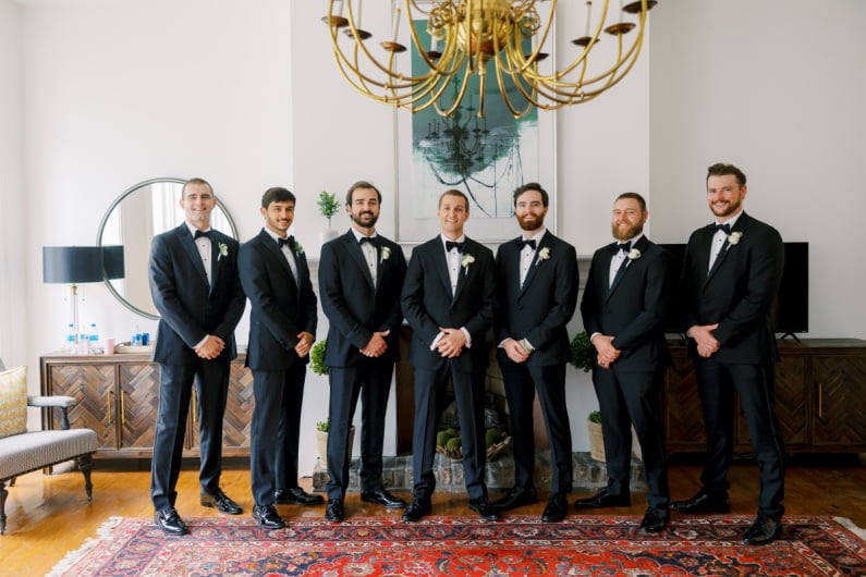 Shelby Jolly Connor Omalley Groomsmen