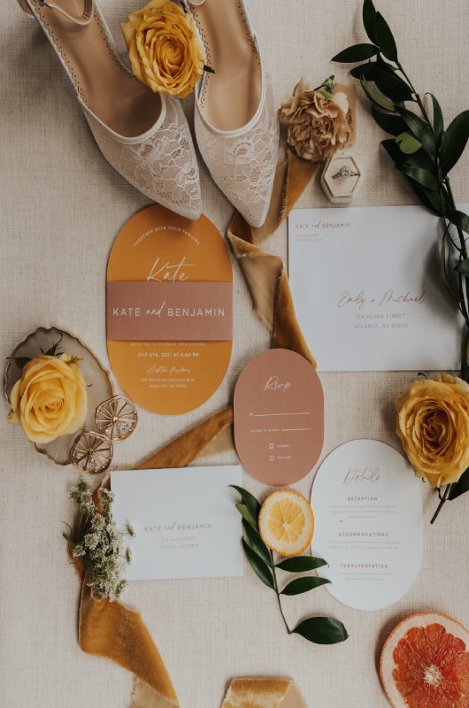 A Playful Romance Styled Shoot invitations