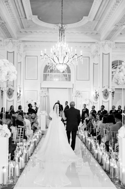 Aerial Coleman and Dereko Jones Reception and Cake Aerial Coleman and Dereko Jones Aisle