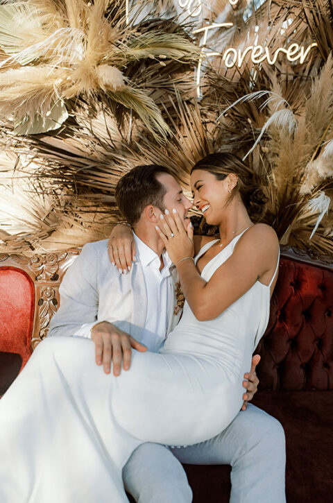 Alex Aust Model Alex Aust and Marcus Holman Share A Dreamy Tropical Wedding in Tulum Mexico