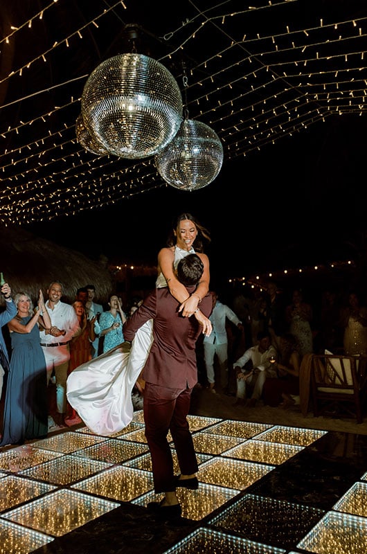 Alex Aust and Marcus Holman Marry at Akiin Tulum Dancing