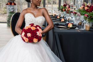 An Elegant Affair Styled Shoot Mississippi bride at table