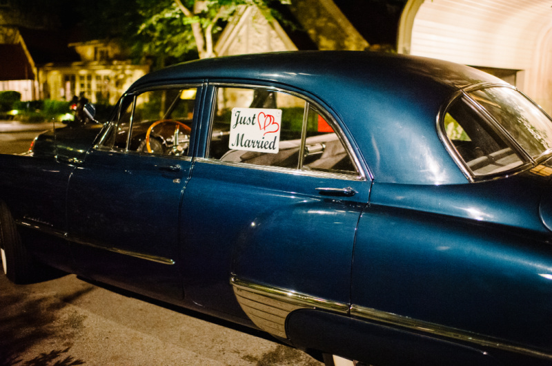 Katie Fisher And Matt Hauck Marry On Lookout Mountain Tennessee car