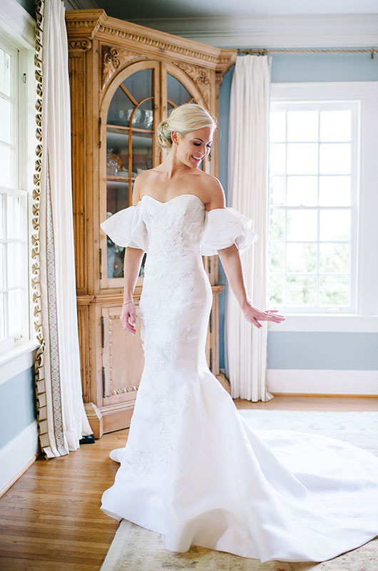 Katie Fisher Matt Hauck Marry at Lookout Mountain Dress