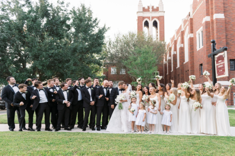 Lauren Kinchen and John Luke Charlet Marry at The Country Club of Louisiana in Baton Rouge