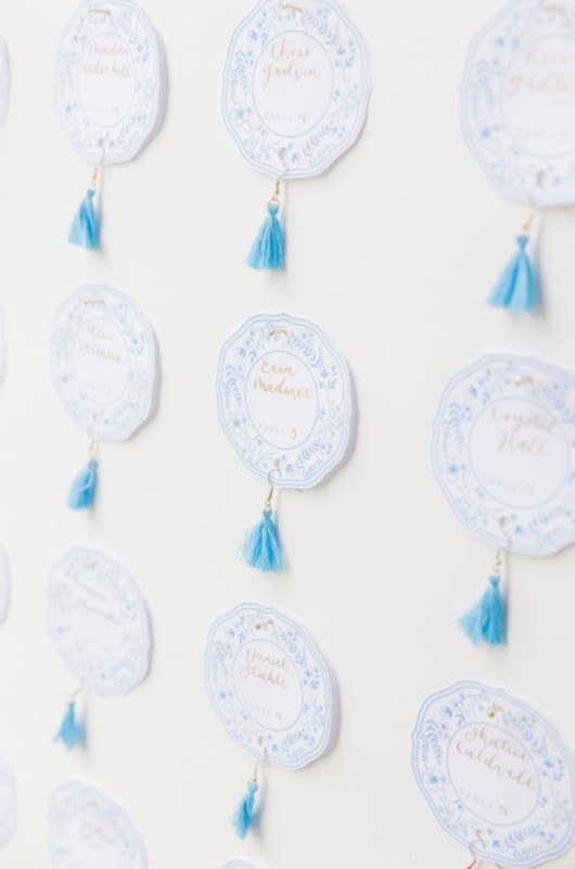 A Renoir Inspired Wedding Styled Shoot Southern Bride place cards