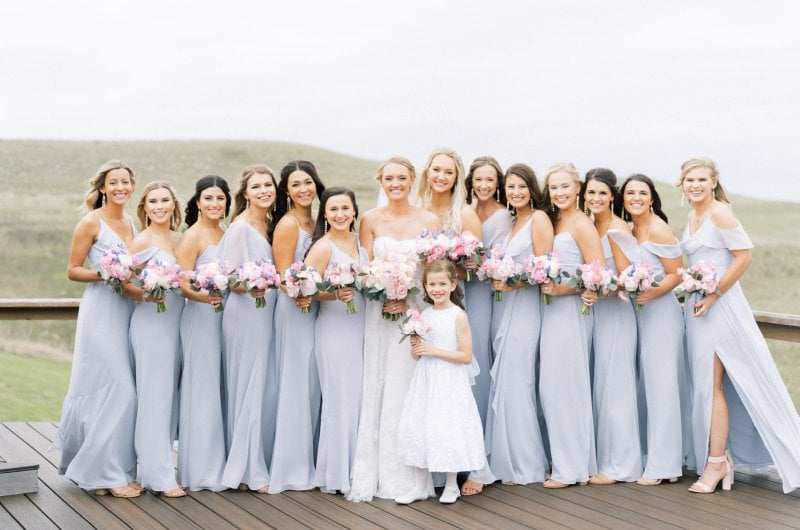 Alex Drummond and Mauricio Scotts Lavish Oklahoma Ranch Wedding Bridesmaids