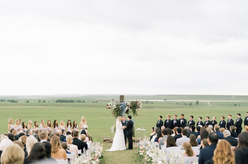 Alex Drummond and Mauricio Scotts Lavish Oklahoma Ranch Wedding Ceremony