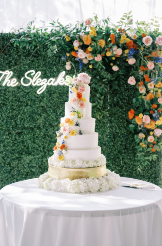 Brooke Kirkpatrick And Timothy Selezak Marry In Alabama wedding cake