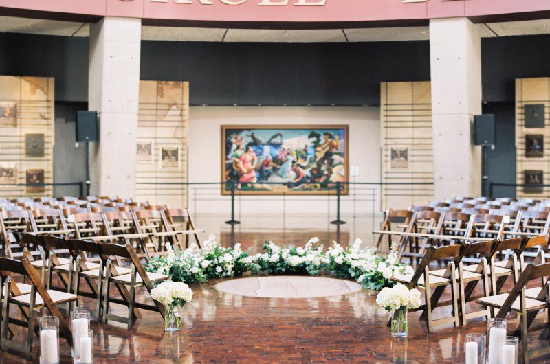 Kristen Byrne and Tyler Ohlmansieks Timess Wedding At the Country Music Hall of Fame In Nashville Tennessee Ceremony