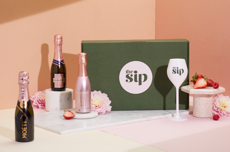 Propose to your Bridesmaids with Bubbly from the Sip Rose All Day Box