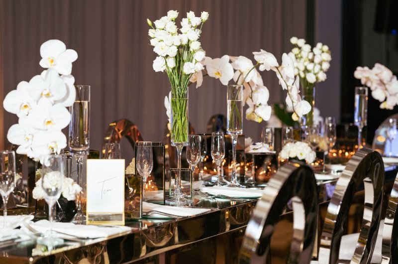 Shannon Phillips and Josh Hart Reception Table