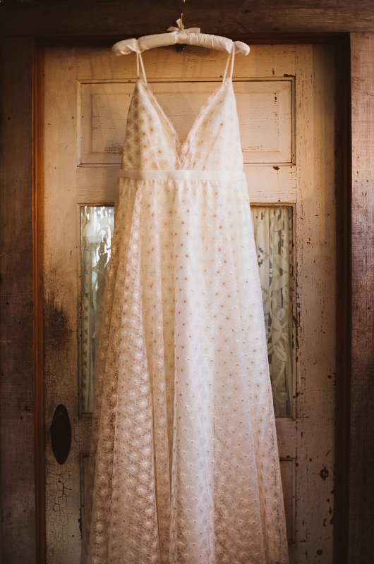 Elizabeth and Michael Marry at a Beautiful Fall Forest Wedding Dress Elizabeth and Michael Marry at a Beautiful Fall Forest Wedding Dress