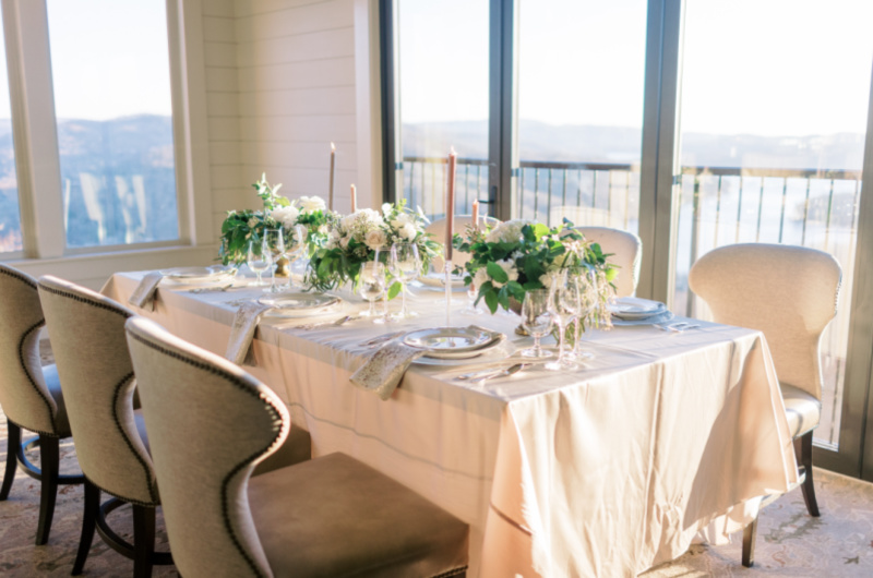 Mountain Views Styled Wedding Shoot In Georgia table chairs