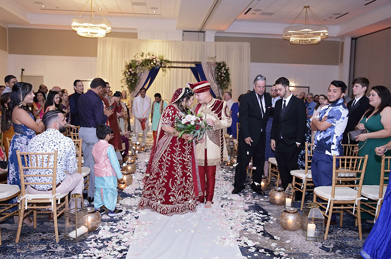 Ria Patel and Justin Hunsinger Marry at Wild Dunes in Isle of Palms SC Ceremony