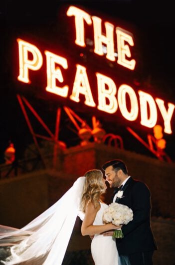 Madeline Littrell and John Coyles Wedding in Memphis Tennessee Peabody