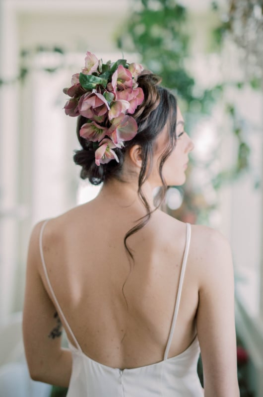 Tea Party Styled Wedding Shoot In Newburyport Massachusetts hair style