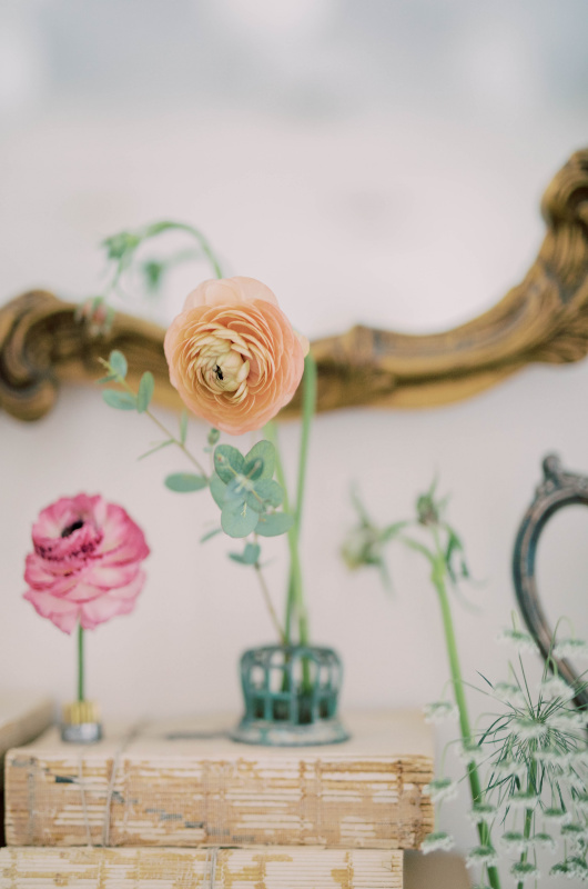 Tea Party Styled Wedding Shoot In Newburyport Massachusetts orange flower