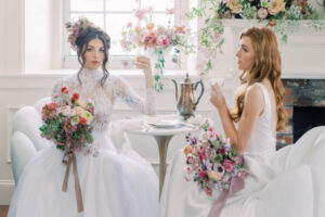 Tea Party Styled Wedding Shoot In Newburyport Massachusetts tea party