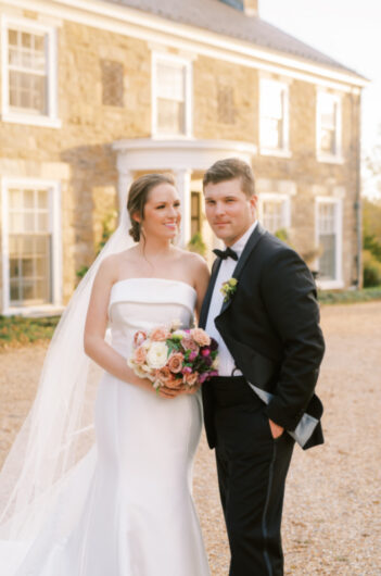 Horses And Hounds Styled Shoot In Middleburg Virginia couple portrait