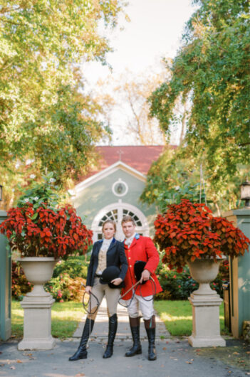 Horses And Hounds Styled Shoot In Middleburg Virginia jockey couple
