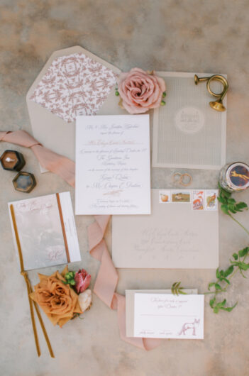 Horses And Hounds Styled Shoot In Middleburg Virginia wedding invitations