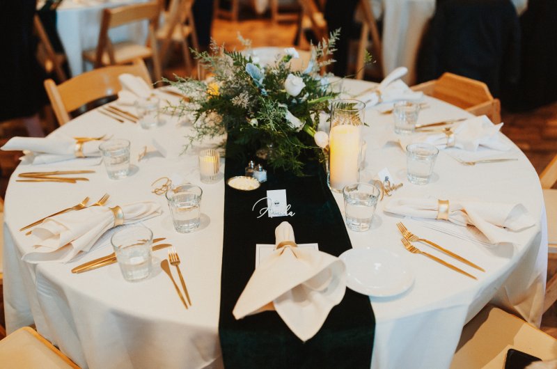 Jenny Tolman and Dave Brainard were married under the majestic Teton Mountain Range at Split Creek Ranch in Jackson Wyoming Reception Table