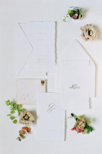 Sola Cabiati Styled Wedding Shoot In Lake Como Italy Stationary Envelopes