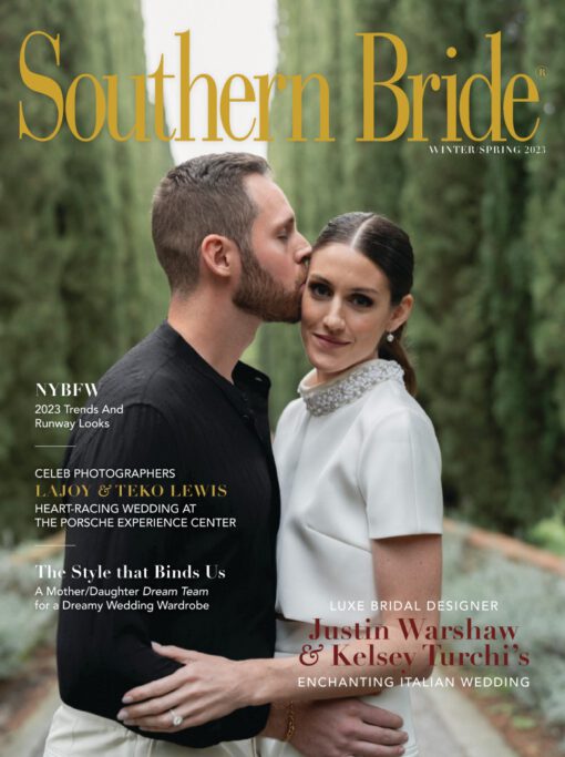 Southern Bride Magazine Spring in print cover