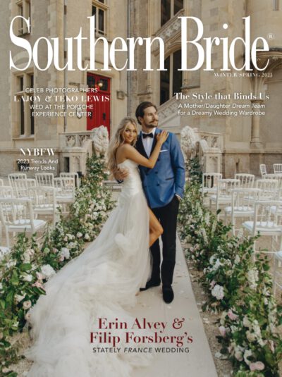 Southern Bride Magazine Winter in print cover