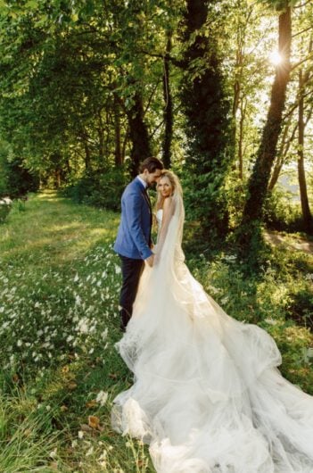 Erin Alvey and Filip Forsberg Wedding in La Guerche sur lAubois France Couple Portrait