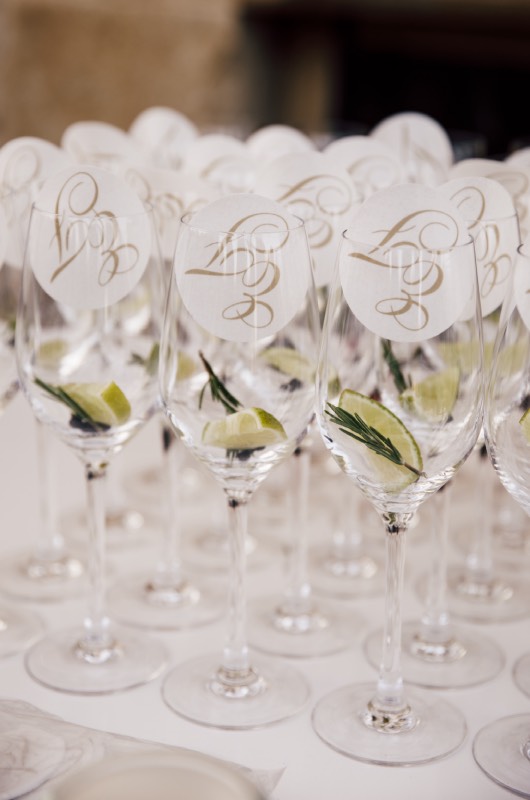 Erin Alvey and Filip Forsberg Wedding in La Guerche sur lAubois France Drinking Glasses