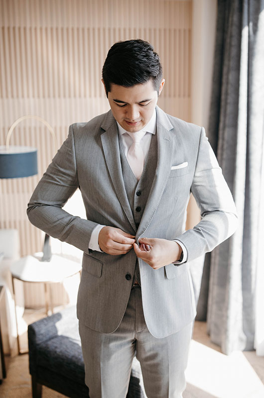 A Beautiful Ballroom Reception at the Four Seasons Hotel Minneapolis Groom Getting Ready