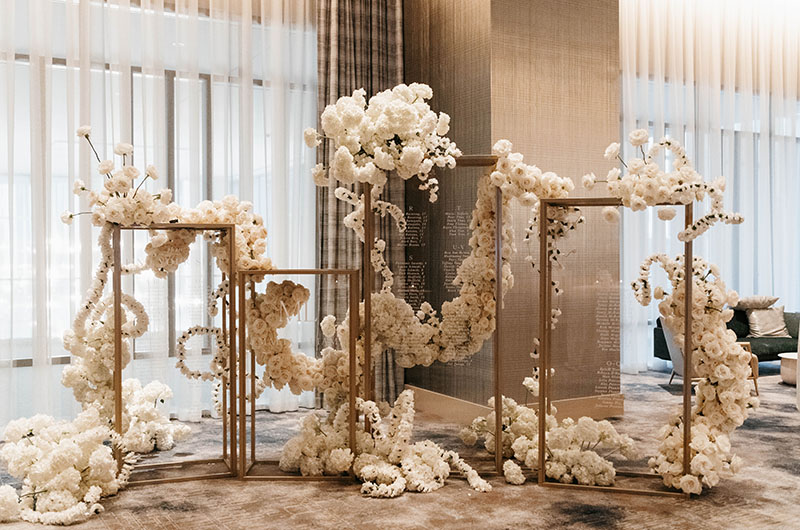 A Beautiful Ballroom Reception at the Four Seasons Hotel Minneapolis Reception Seating Chart