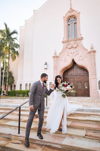 Adriana Zavala and JC Griffin Marry at the Biltmore Hotel Miami in Coral Gables Florida Church Ceremony