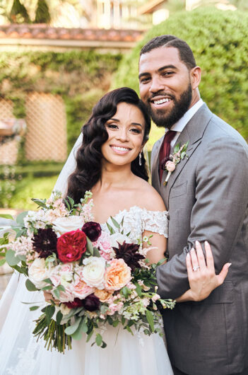 Adriana Zavala and JC Griffin Marry at the Biltmore Hotel Miami in Coral Gables Florida Couple