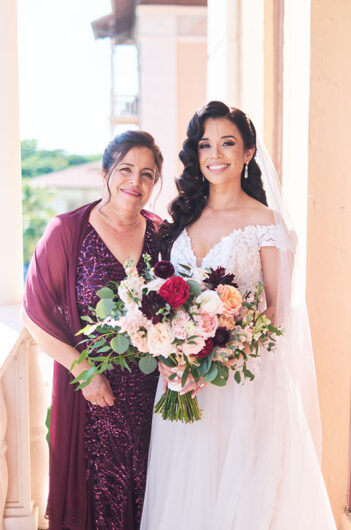 Adriana Zavala and JC Griffin Marry at the Biltmore Hotel Miami in Coral Gables Florida First Look Adriana Zavala and JC Griffin Marry at the Biltmore Hotel Miami in Coral Gables Florida Mother of the Bride