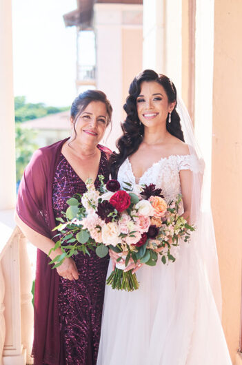 Adriana Zavala and JC Griffin Marry at the Biltmore Hotel Miami in Coral Gables Florida Mother of the Bride