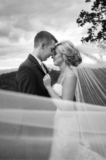 Ashlyn Carruthers and Bryson Burt Marry in North Carolina Bride and Groom