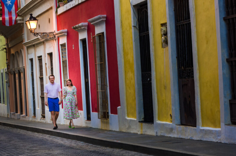 So In Love In San Juan Lauren Junge And Austin Parker Engagement street