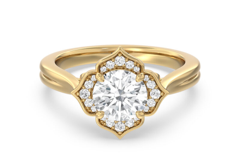 With Clarity Engagement Ring Trends vintage