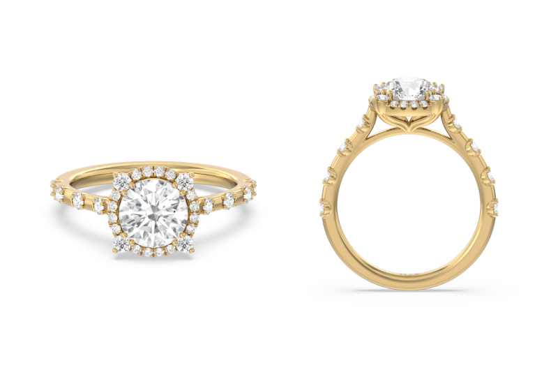 With Clarity Engagement Ring Trends
