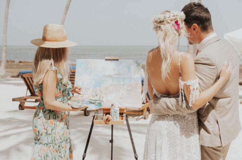 Casitas Beach Chicca Lodge Styled By Southern Bride painting