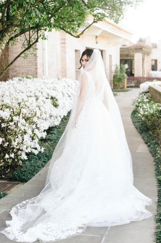 Claire Panebianco and Bobby Theobald Wedding in Houston Texas Bride Wallpaper Claire Panebianco and Bobby Theobald Wedding in Houston Texas Bride Walking Away