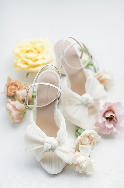 alisa adkison and miles svoboda garden style wedding in tennessee shoes
